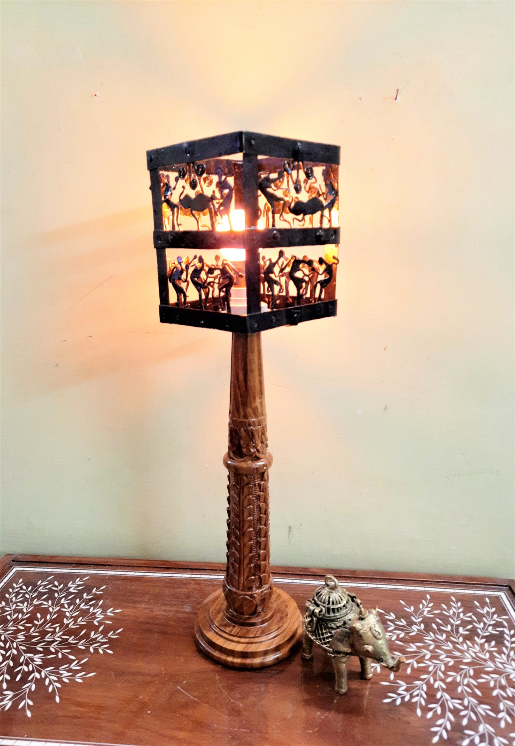 Aesthetic Hand Crafted Table Lamp - Hasthkala